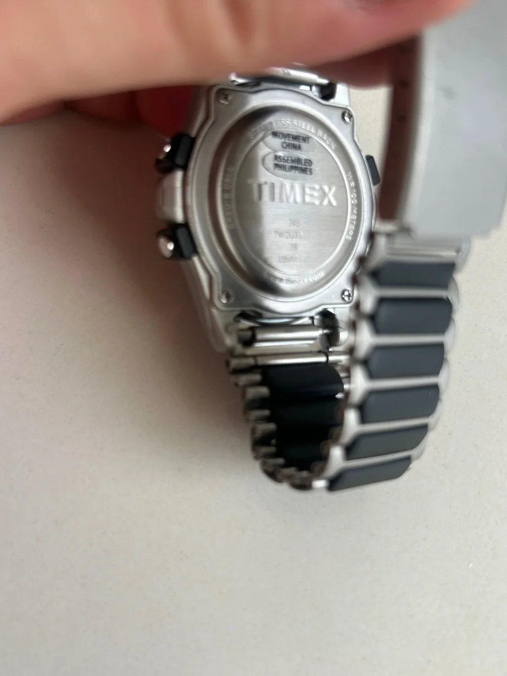 Timex Digital Sports Watch in Silver and Black - Picture 4 of 5